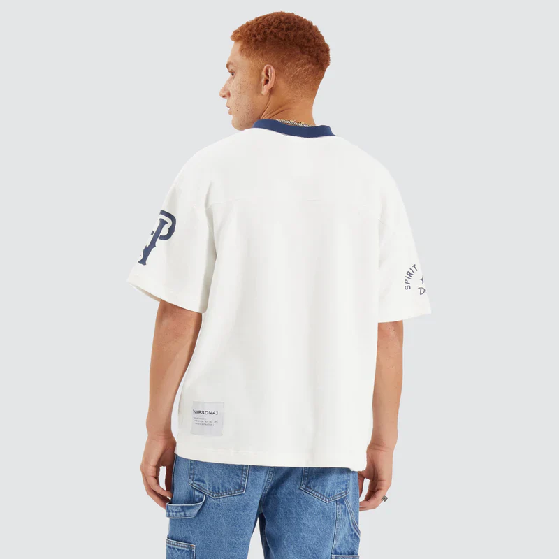 NOMADIC PARADISE Matchup V-Neck Tee - Natural White - Image 5