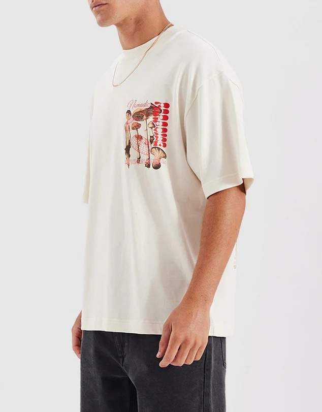 NOMADIC PARADISE Trip Street Tee - Unbleached - Image 2