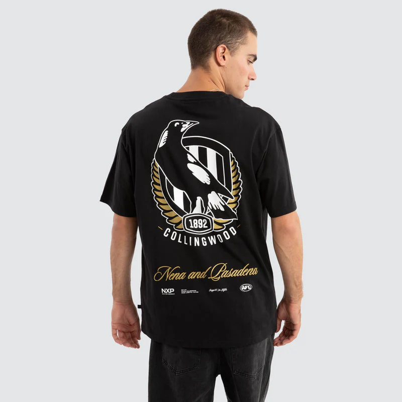 NXP x AFL Collingwood Magpies Season Tee - Jet Black