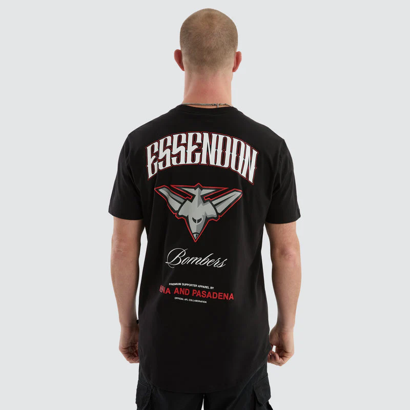 NXP x AFL Essendon Legend Tee - Jet Black