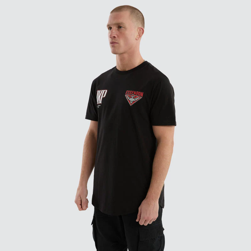 NXP x AFL Essendon Legend Tee - Jet Black - Image 2