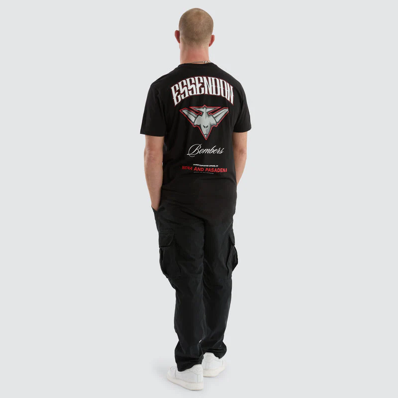 NXP x AFL Essendon Legend Tee - Jet Black - Image 4