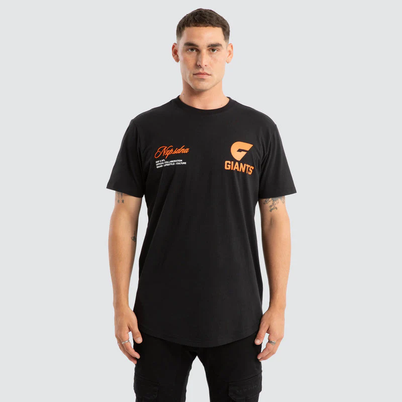 NXP x AFL Giants Season Tee - Jet Black - Image 3