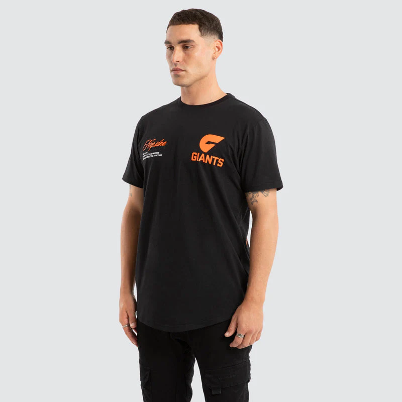 NXP x AFL Giants Season Tee - Jet Black - Image 4