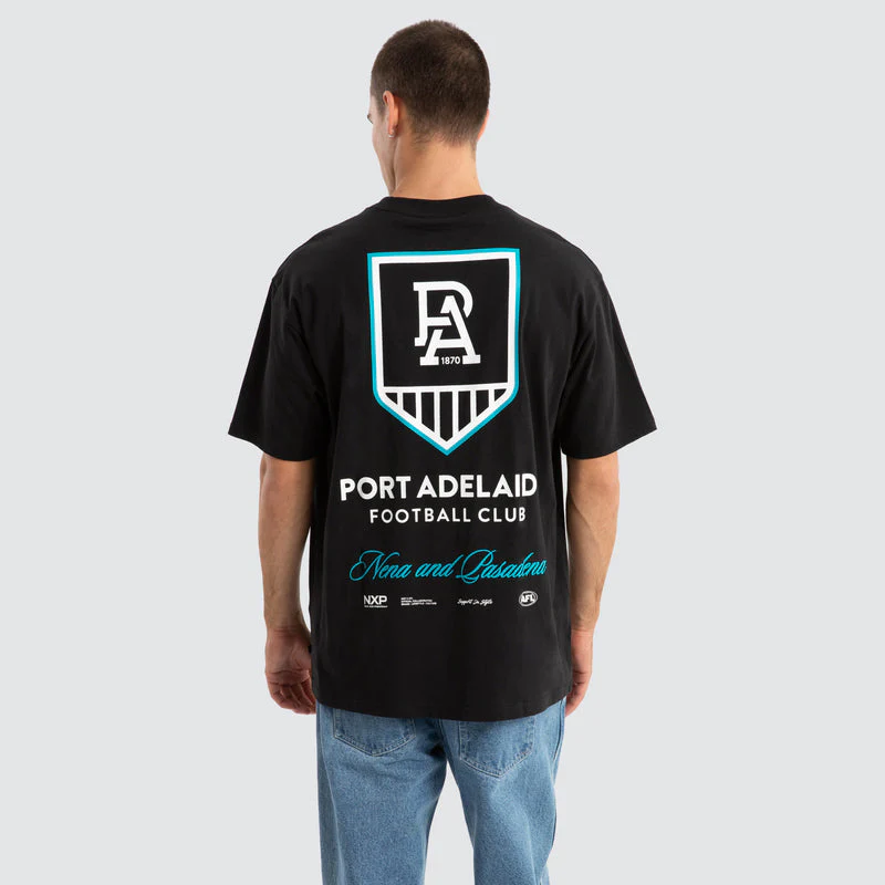 NXP x AFL Port Adelaide Power Season Tee - Jet Black