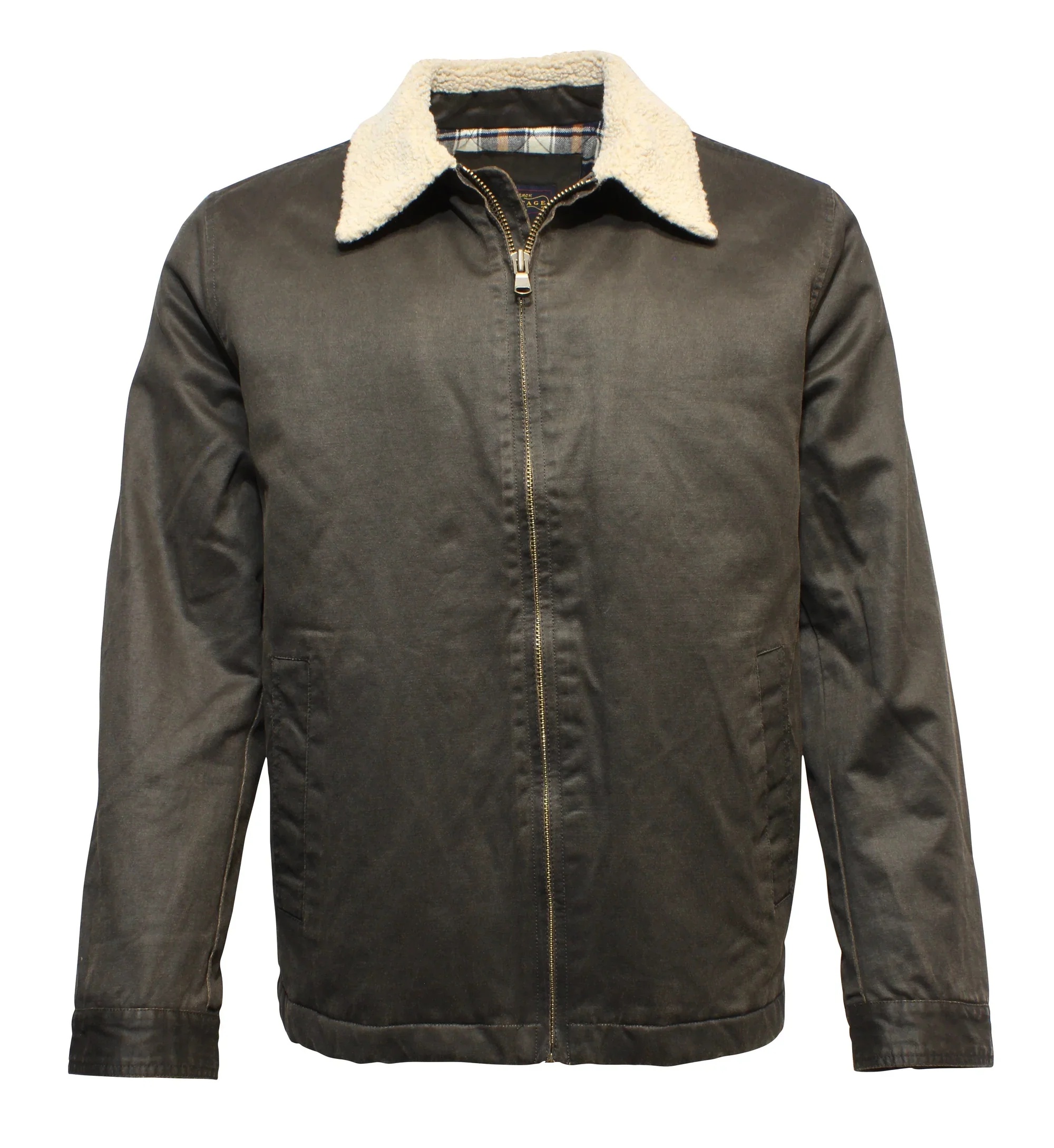 OUTBACK HERITAGE T36323 OILSKIN JACKET - NUTMEG