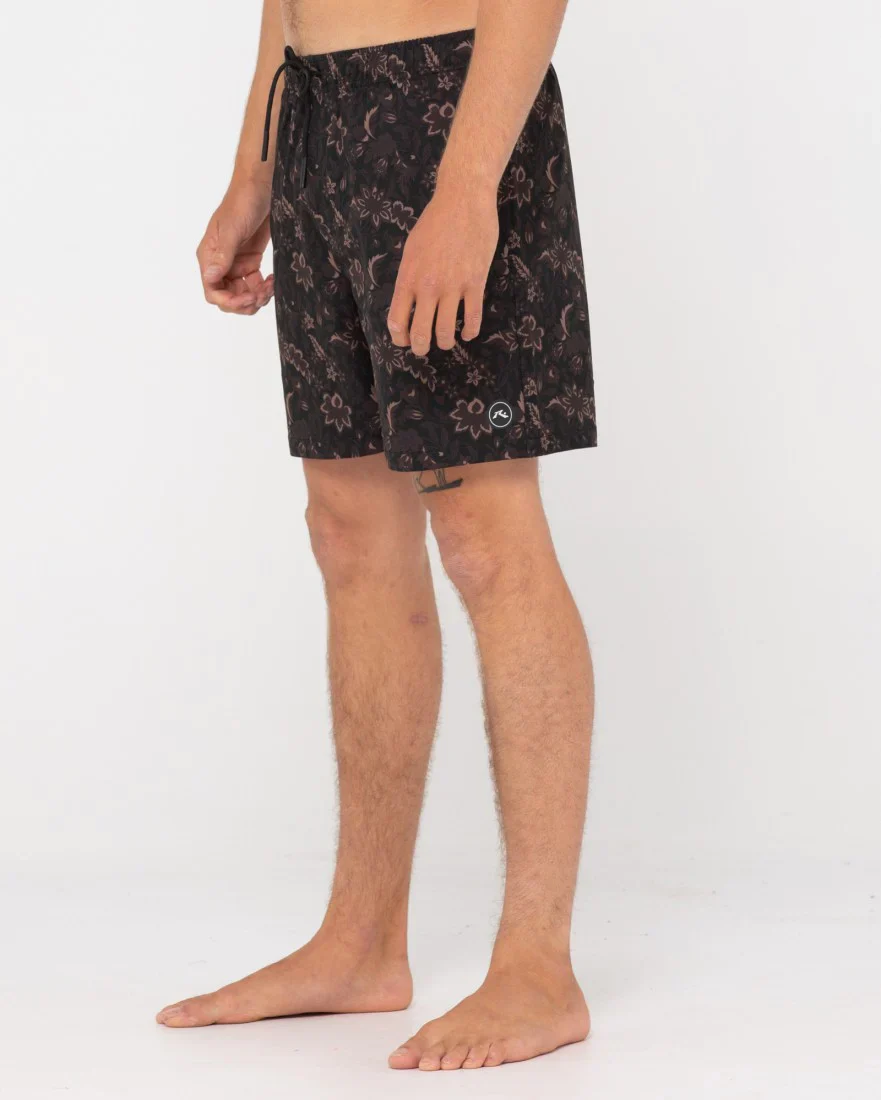 Rusty Brown Batik Elastic Boardshort - Java - Image 4