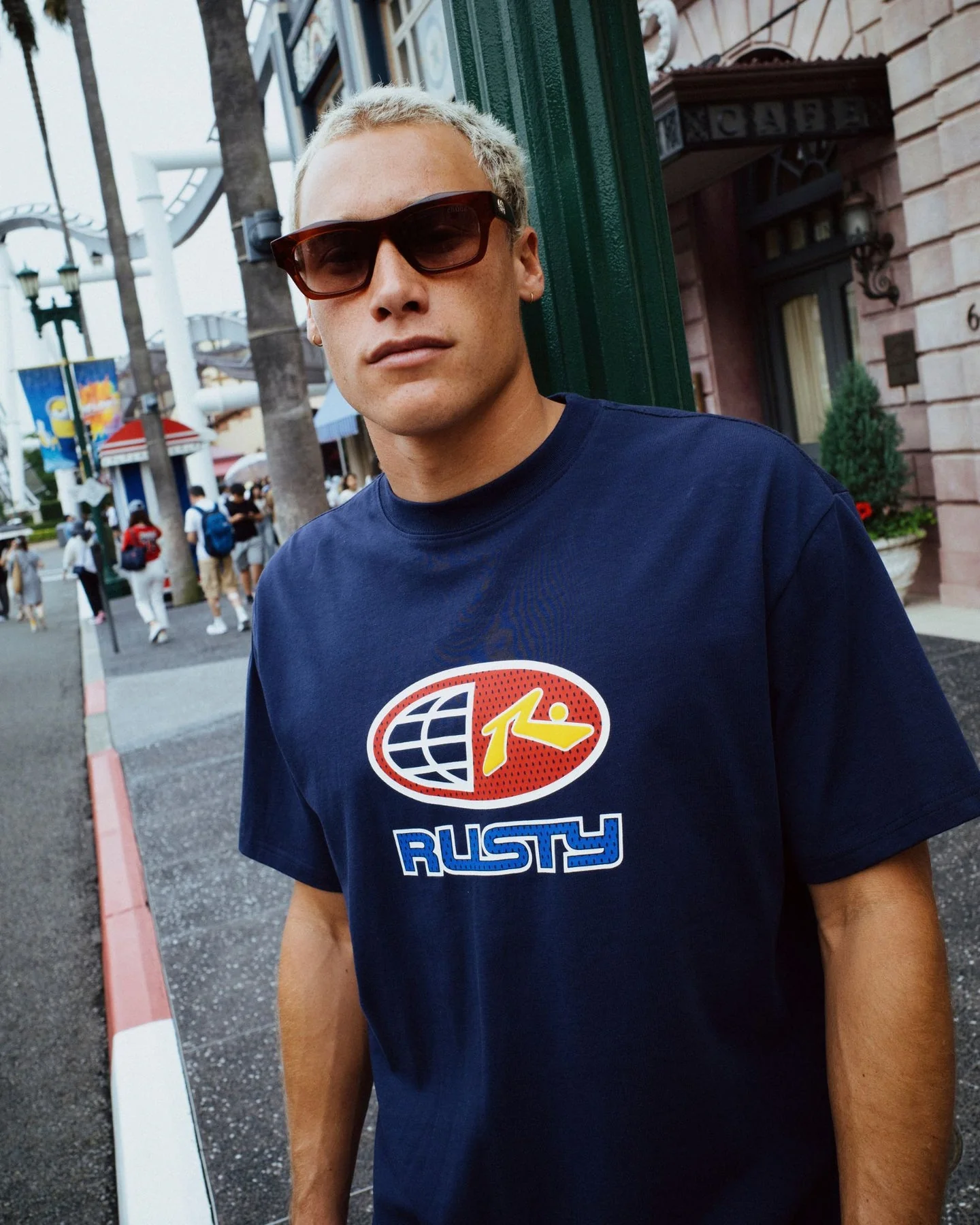 RUSTY Coach Carter Relaxed Fit Heavy Graphic Tee - Image 2