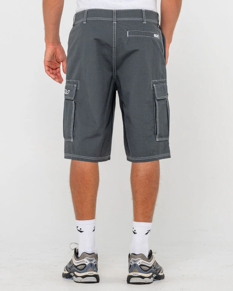 RUSTY COMMANDO RIPPA CARGO SHORT - Dark Sapphire - Image 3