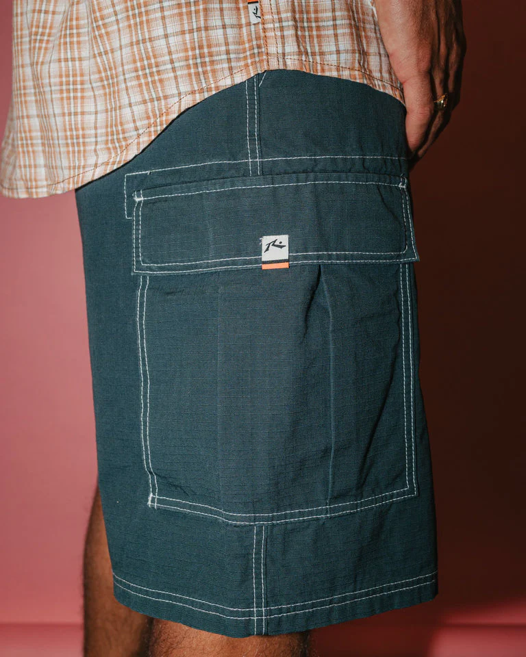 RUSTY COMMANDO RIPPA CARGO SHORT - Dark Sapphire - Image 6