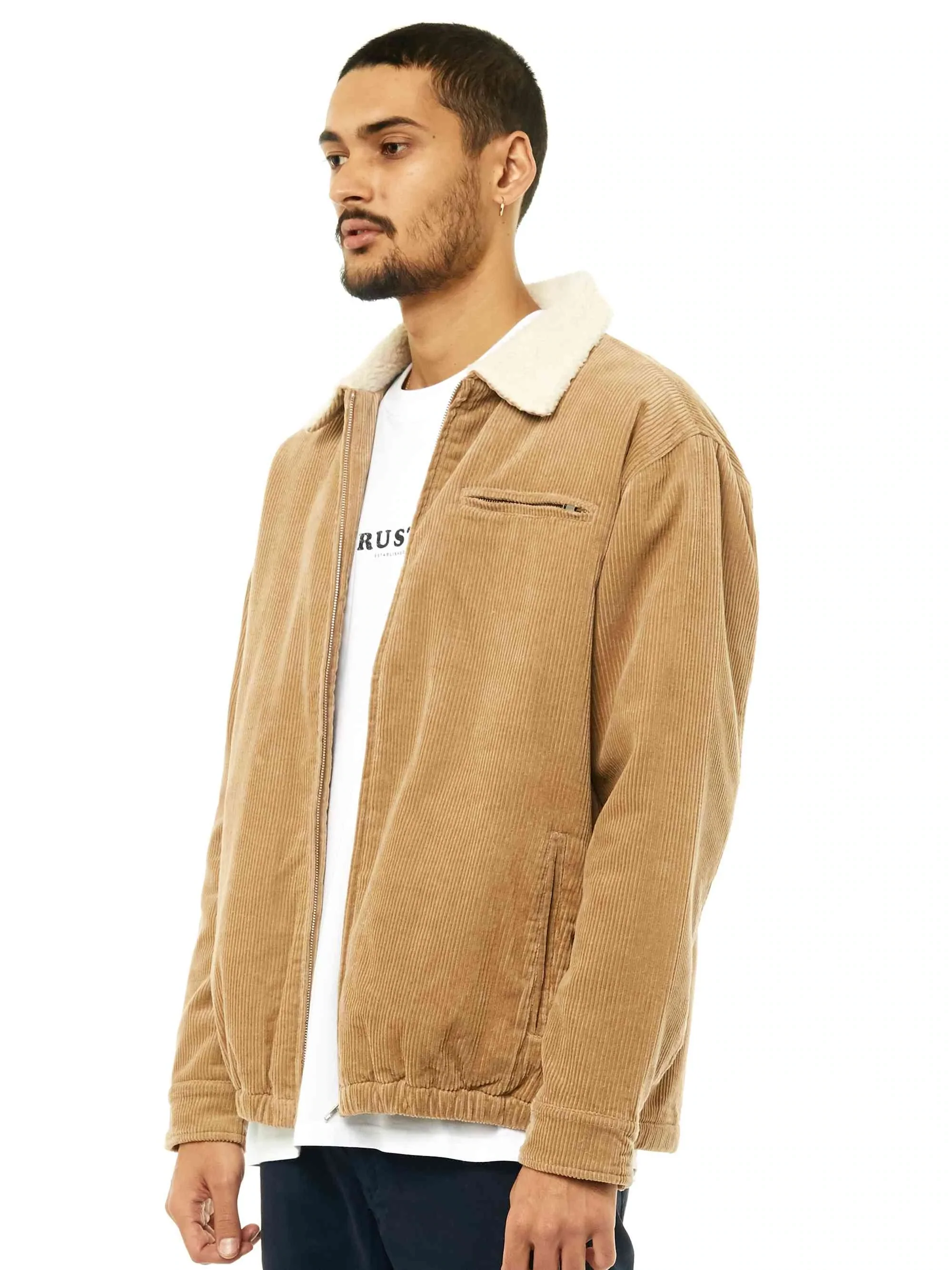 Rusty Coup Cord Jacket - Latte - Image 4