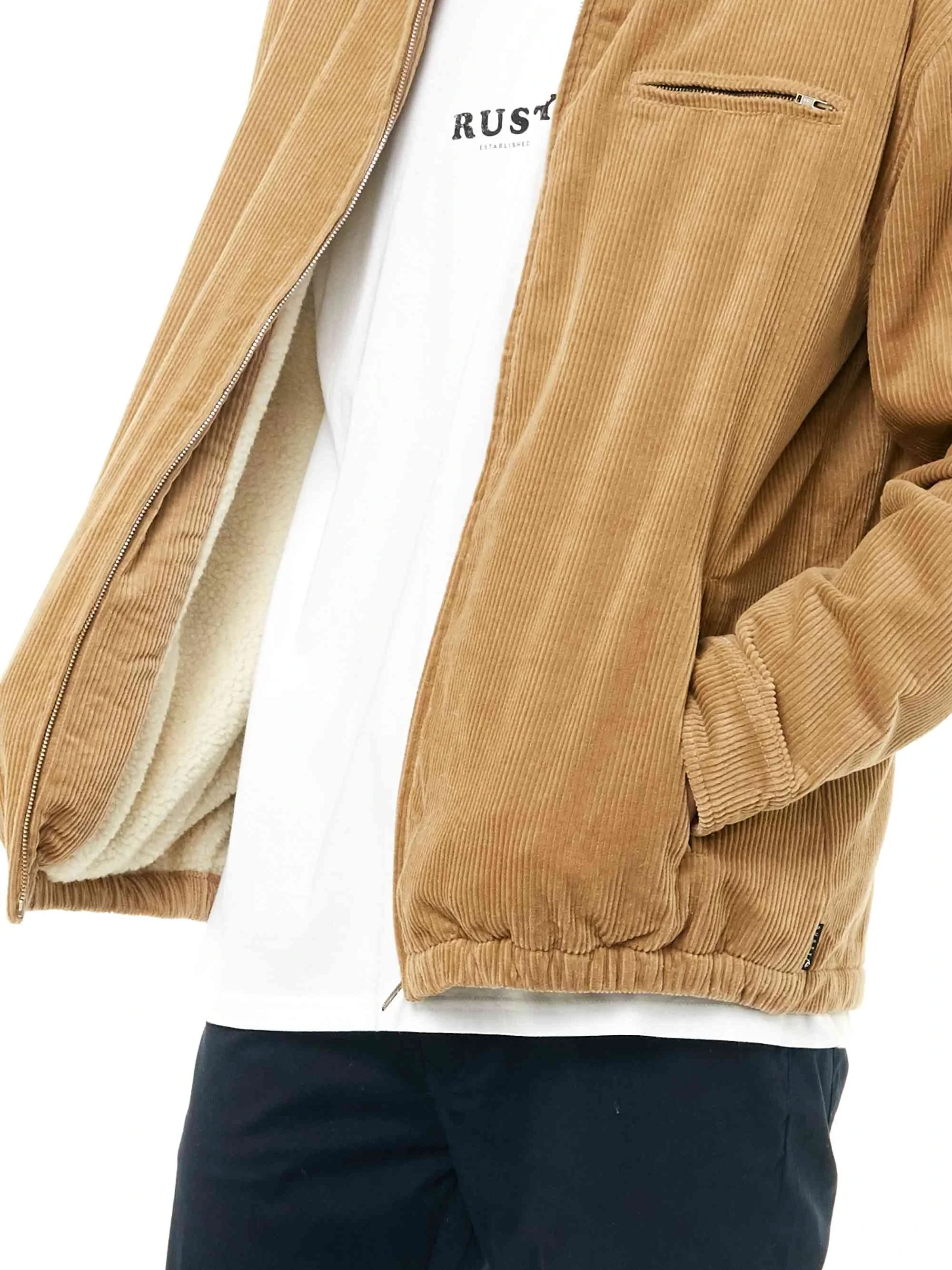 Rusty Coup Cord Jacket - Latte - Image 5