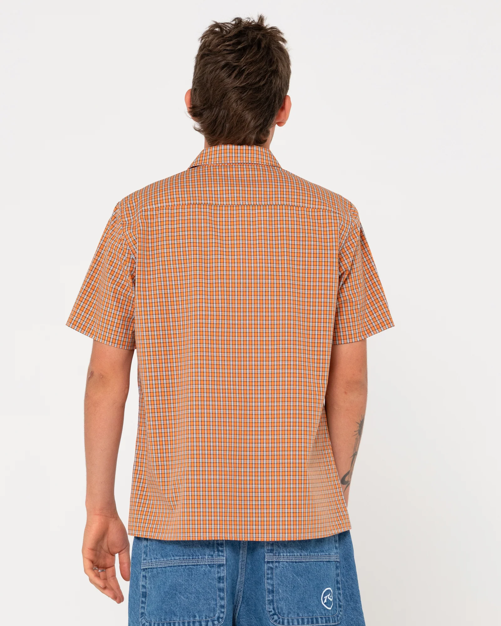 RUSTY Datsun Check S/S Shirt - Image 3