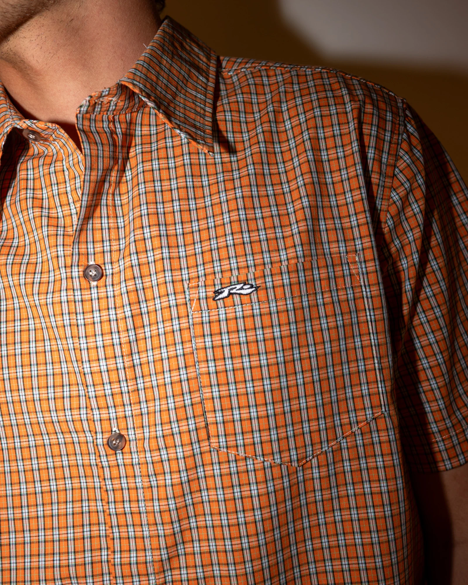 RUSTY Datsun Check S/S Shirt - Image 6