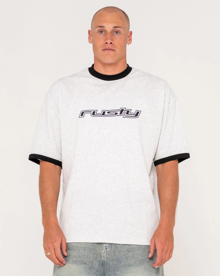 Rusty Dead Ringer Tee - Ecru Marle