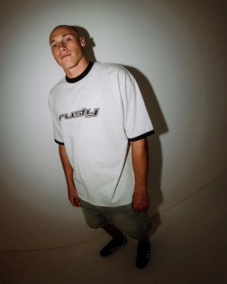 Rusty Dead Ringer Tee - Ecru Marle - Image 5
