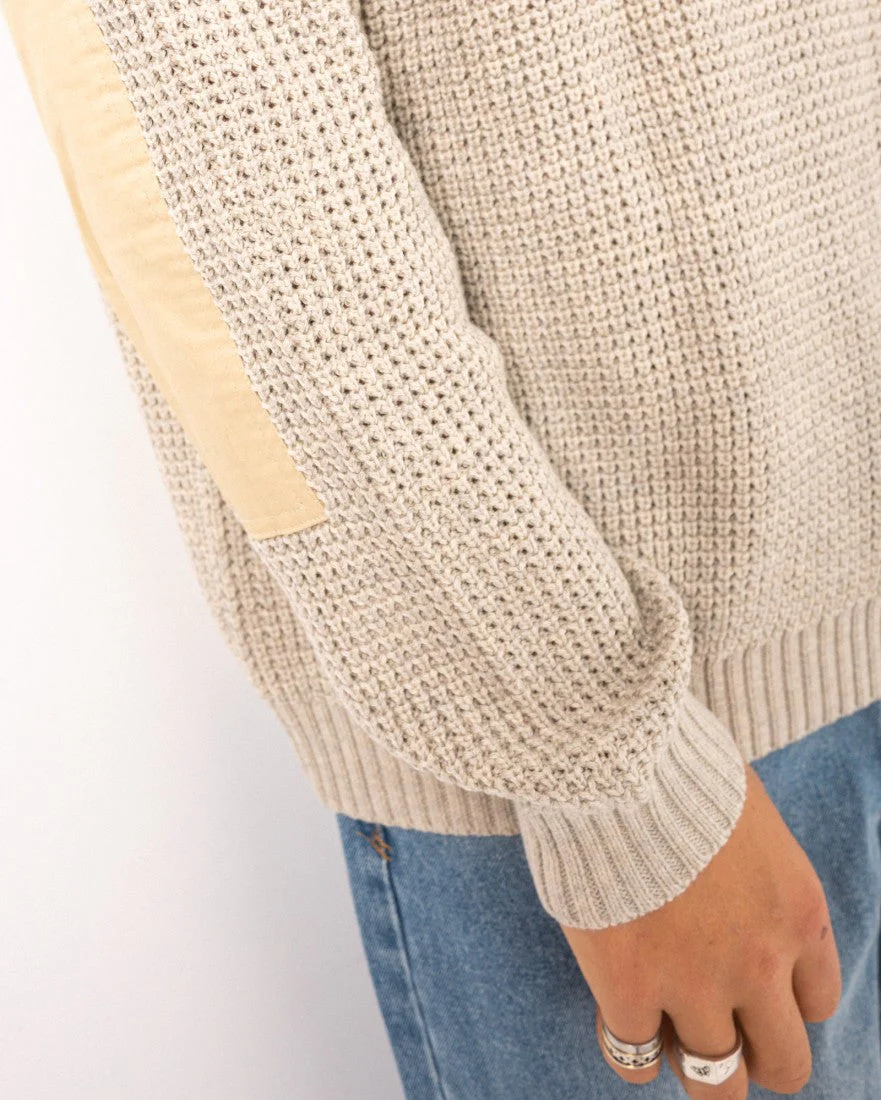 RUSTY Disposal Crew Neck Knit - Ecru - Image 7