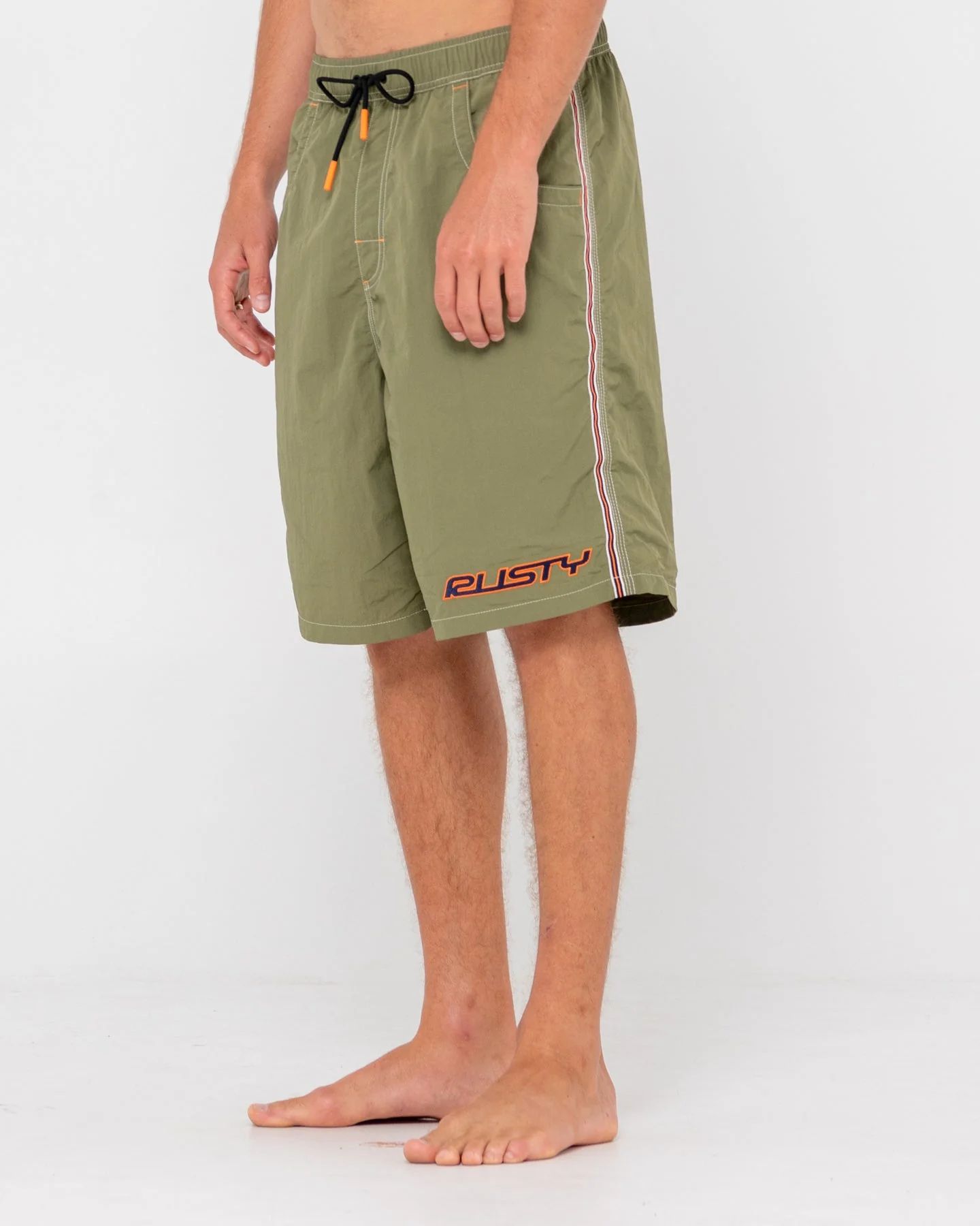 RUSTY Flip Daddy 22" Elastic Waist Boardshort - Savanna - Image 8