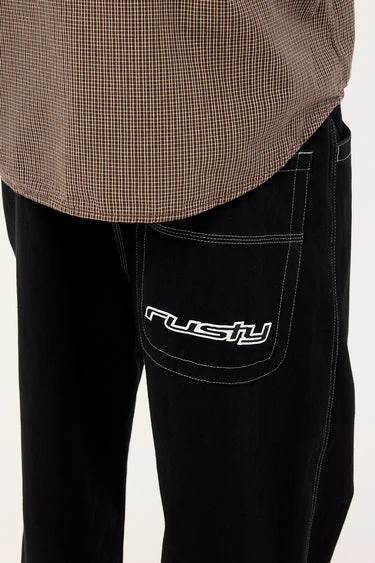 RUSTY Flip Daddy Elastic Pant - Black - Image 7