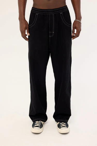 RUSTY Flip Daddy Elastic Pant - Black - Image 8
