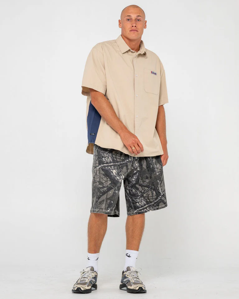 RUSTY Flip Rambo 24" Jort - Grey Camo
