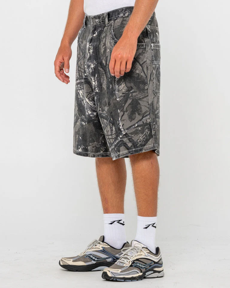 RUSTY Flip Rambo 24" Jort - Grey Camo - Image 4