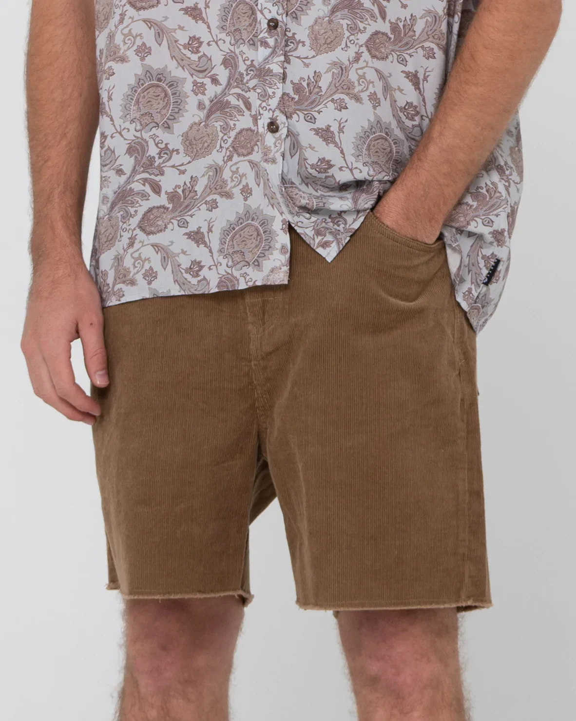 Rusty Hazed Short Sleeve Shirt - Light Fennel - Image 5