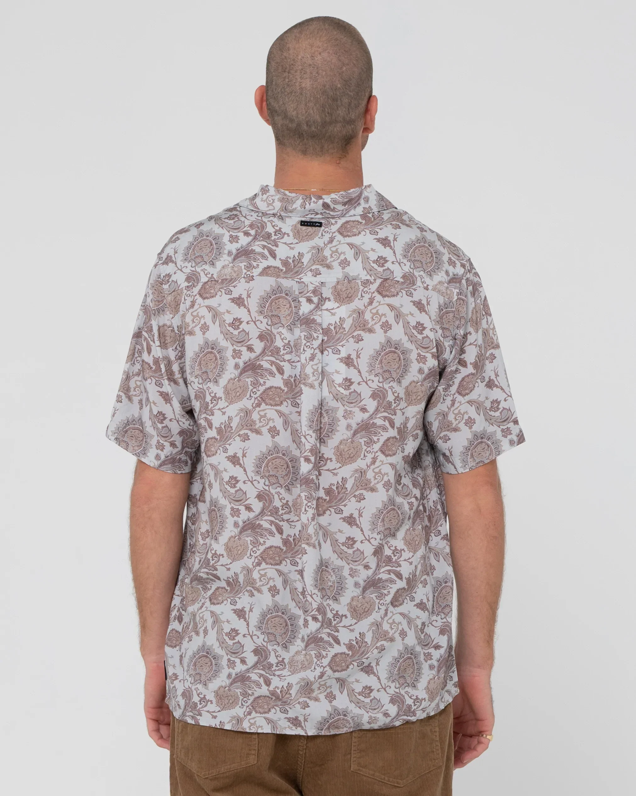 Rusty Hazed Short Sleeve Shirt - Light Fennel - Image 6