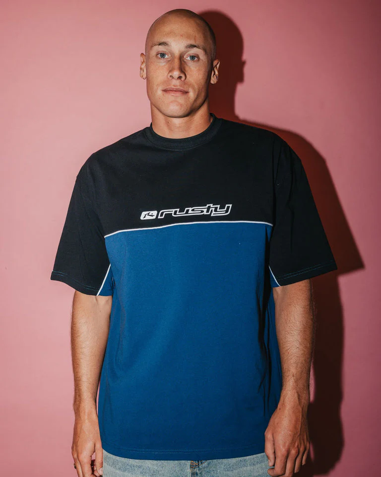 RUSTY Infinity Graphic Tee - China Blue