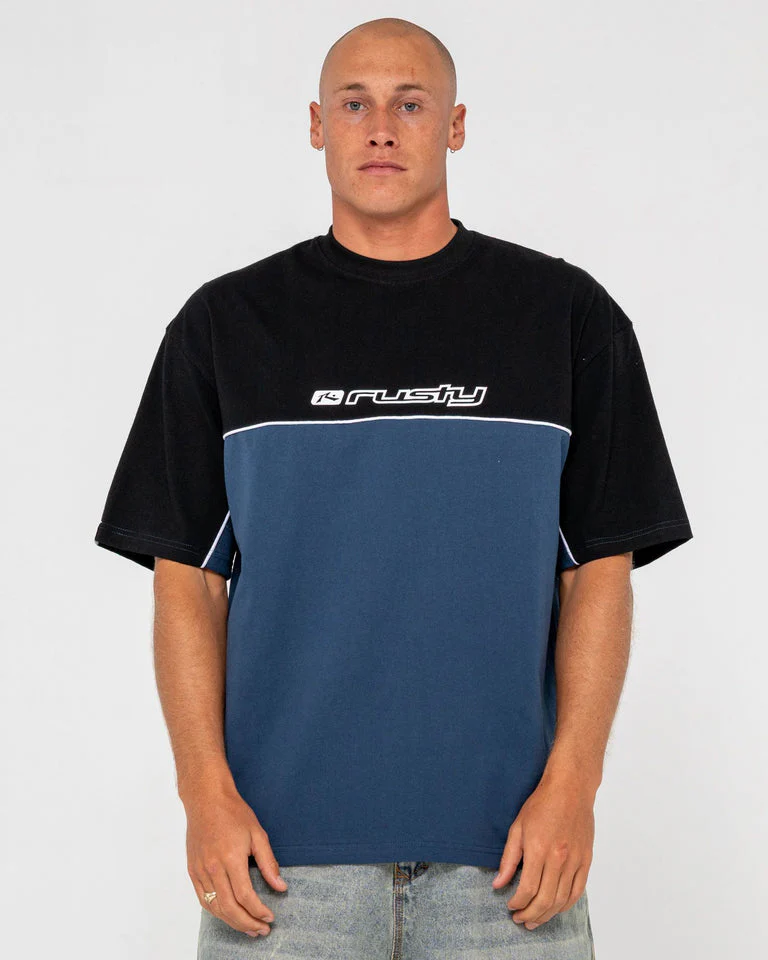 RUSTY Infinity Graphic Tee - China Blue - Image 3