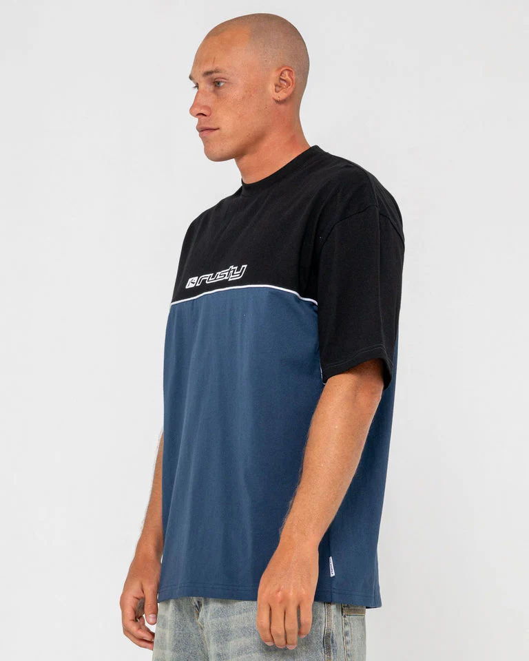 RUSTY Infinity Graphic Tee - China Blue - Image 5