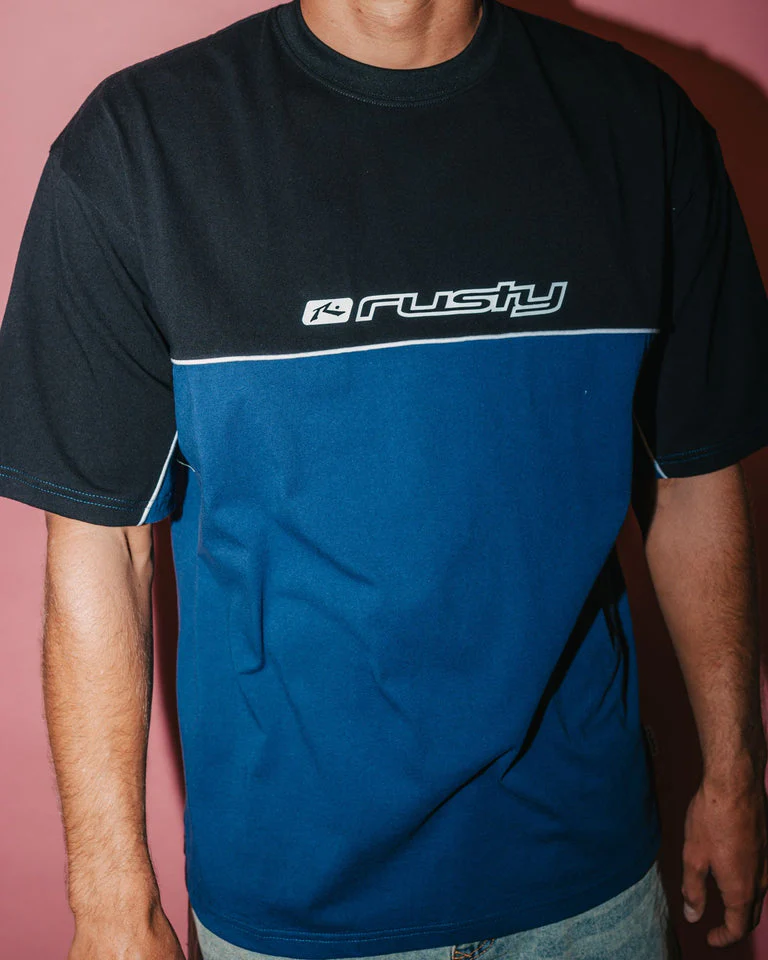RUSTY Infinity Graphic Tee - China Blue - Image 6