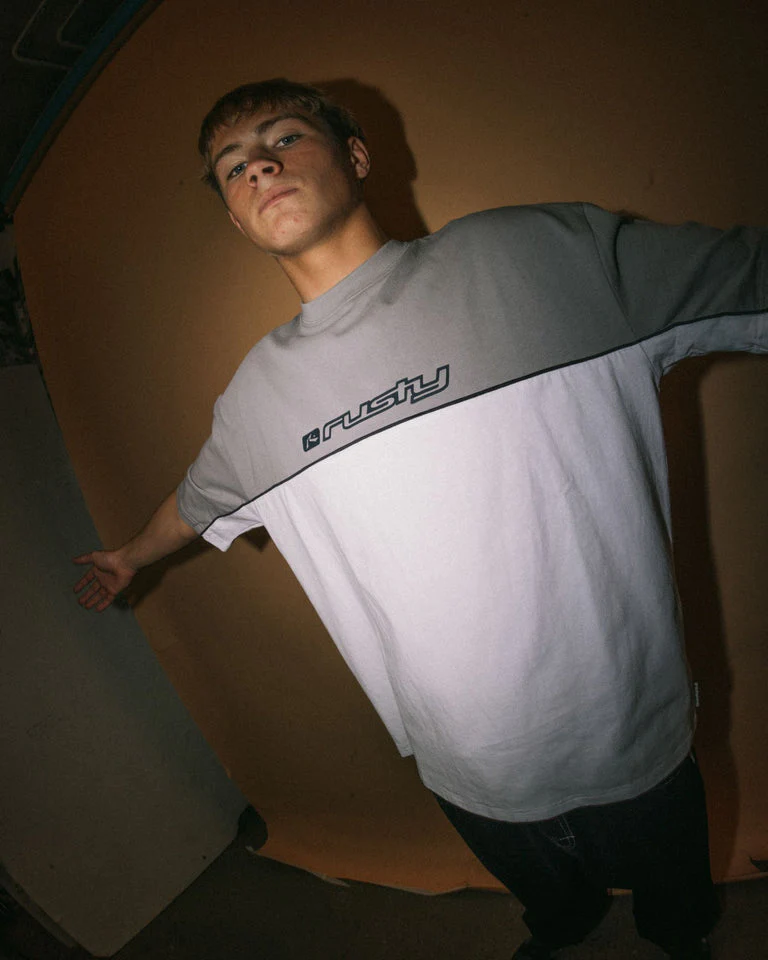 RUSTY Infinity Graphic Tee - White 2 - Image 6