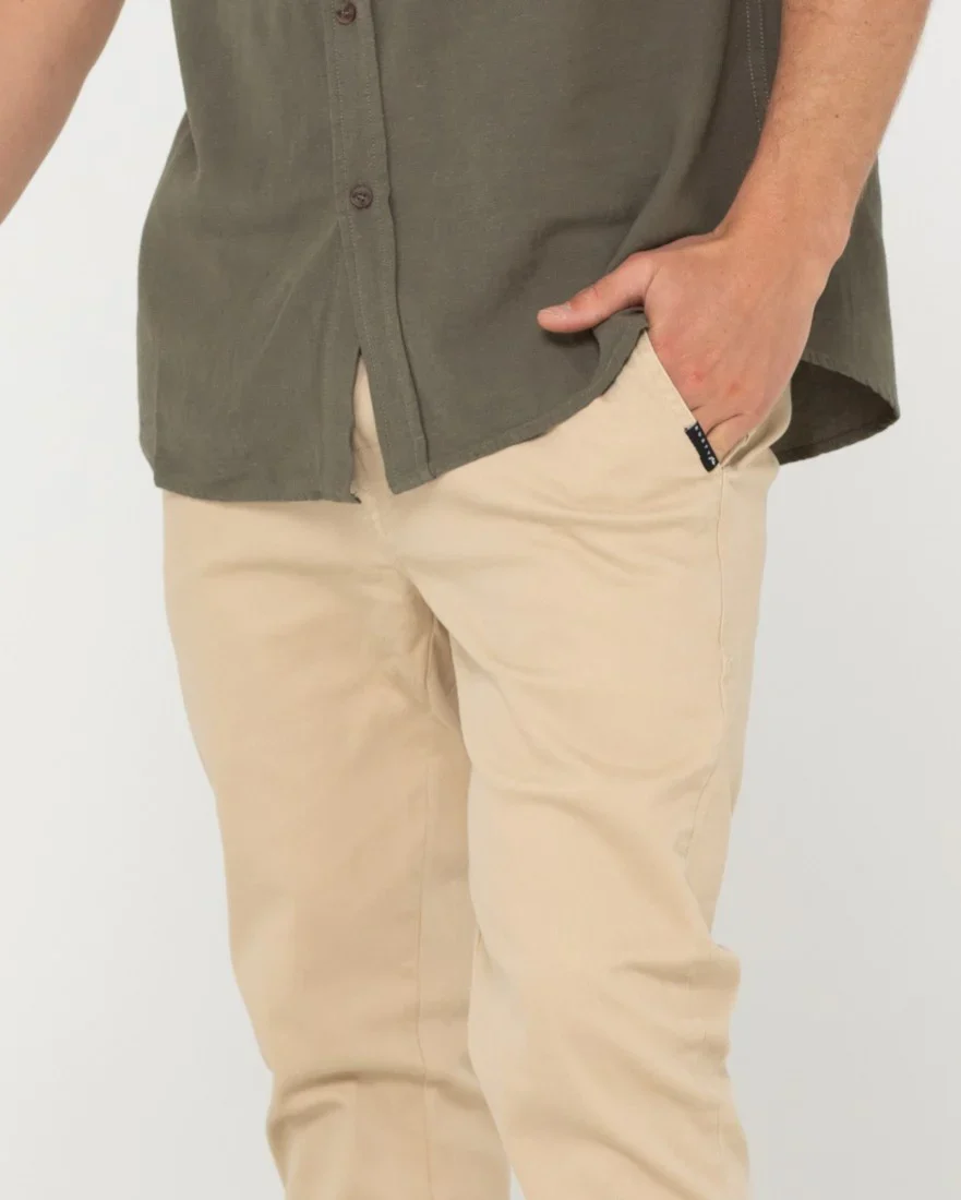 Rusty John The 2nd Chino Pant - Light Fennel - Image 2