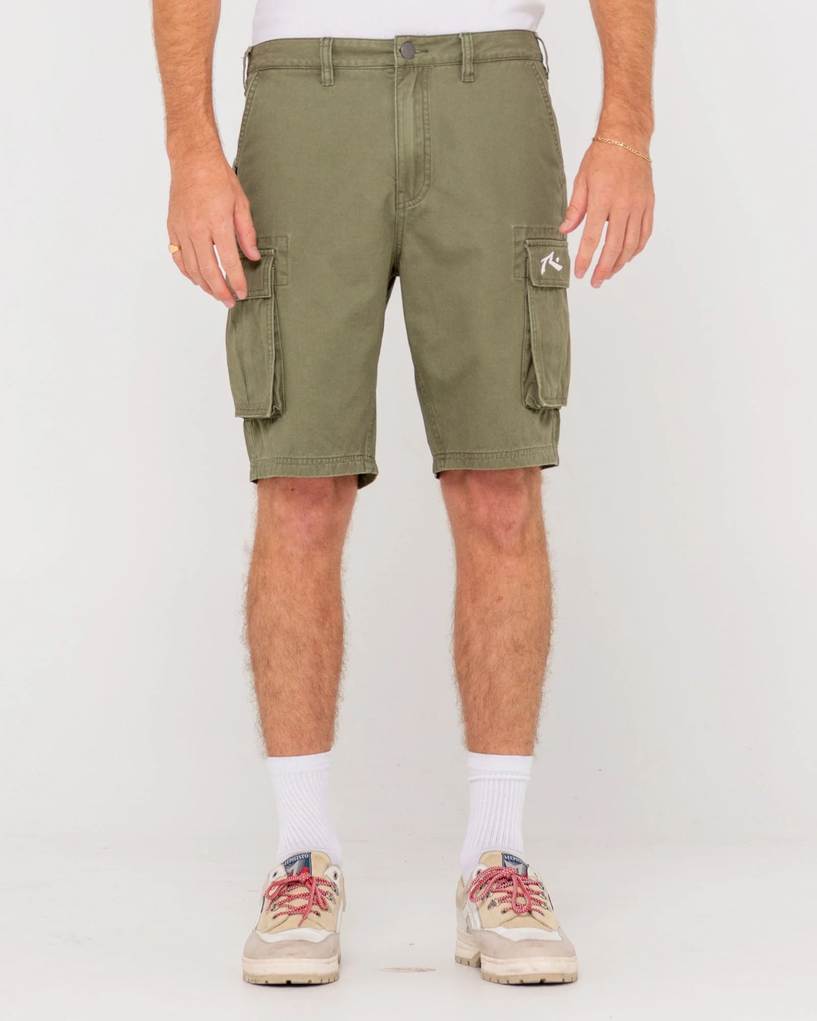 RUSTY Manila Cargo Short - Army Green - Image 2