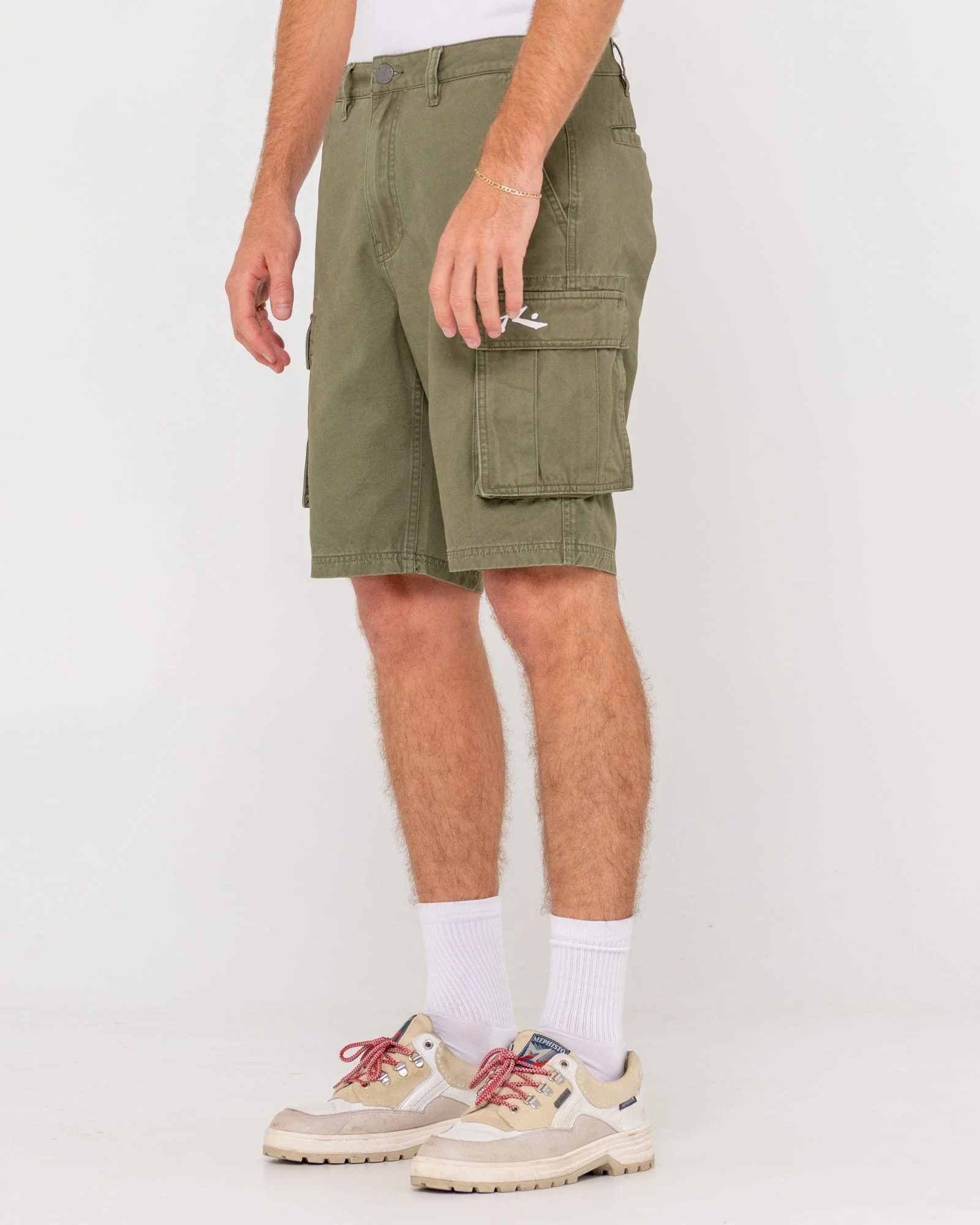RUSTY Manila Cargo Short - Army Green - Image 5