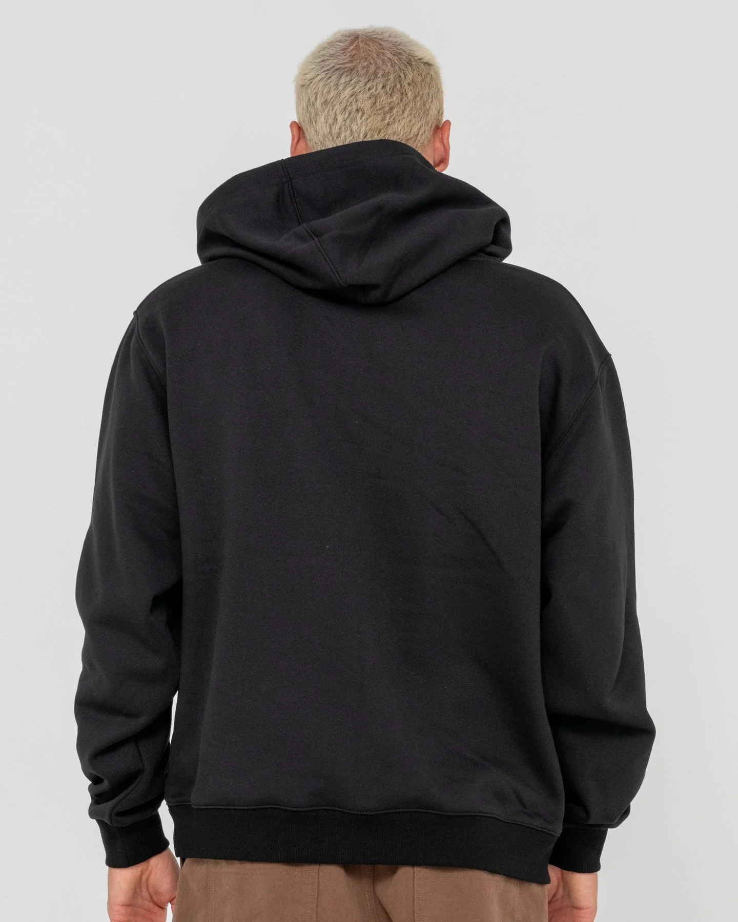 RUSTY Nanotech Heavy Fleece Hoodie - Black - Image 2