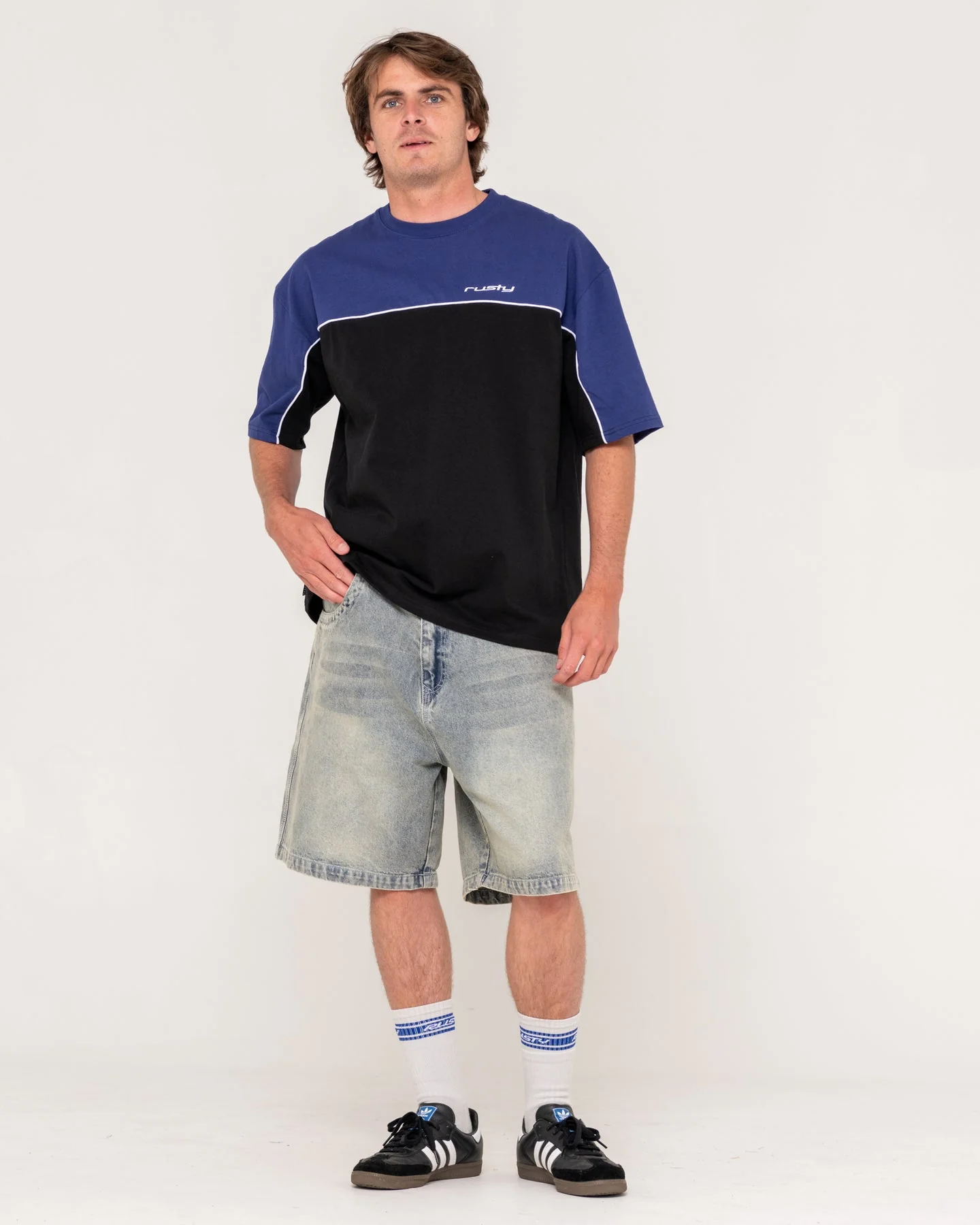 RUSTY Oblivion Oversized Graphic Tee - Black - Image 2