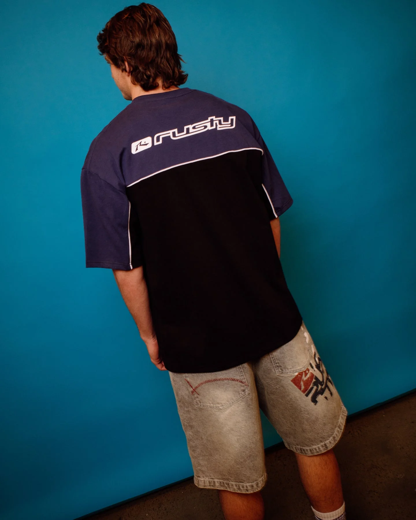 RUSTY Oblivion Oversized Graphic Tee - Black - Image 3