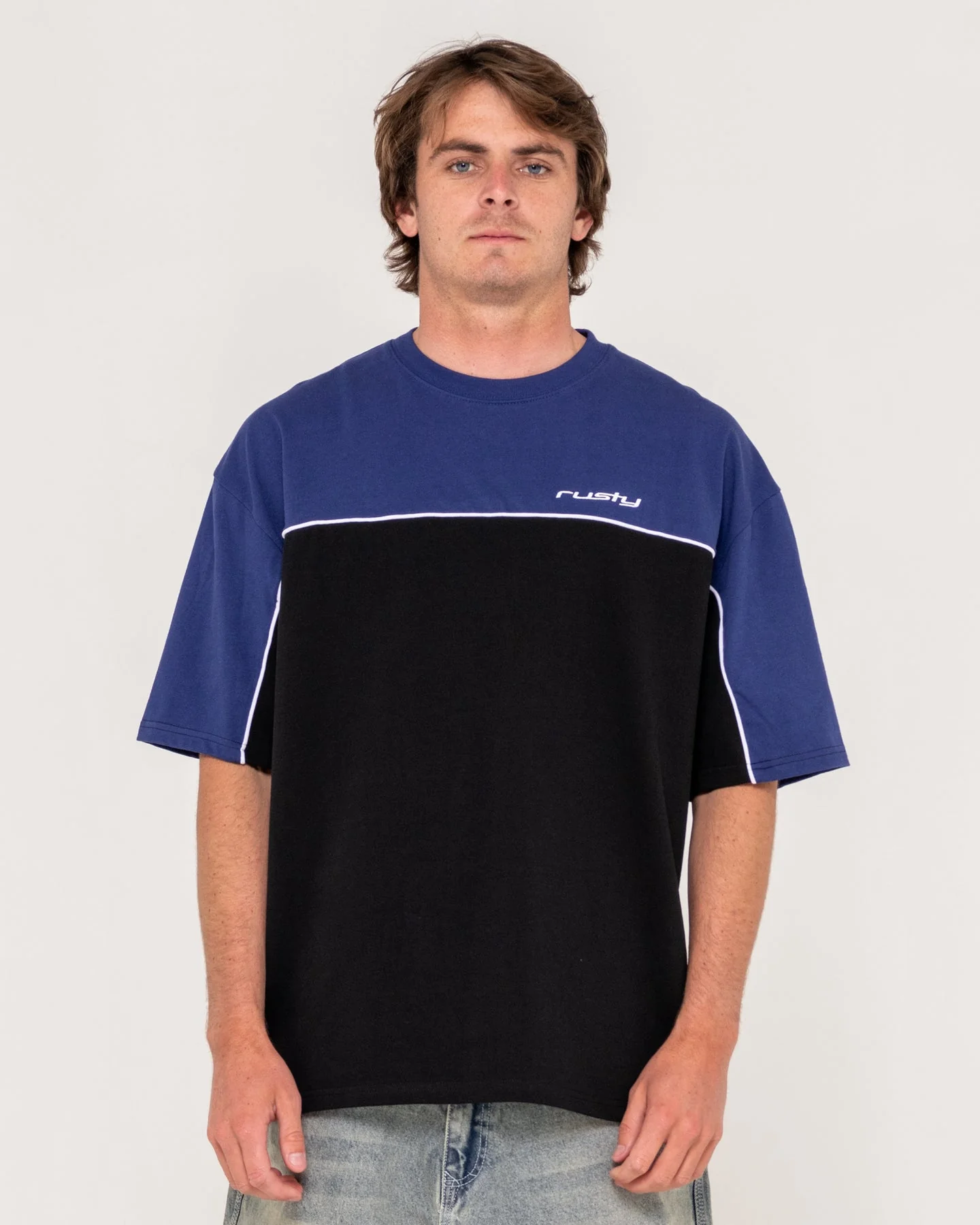 RUSTY Oblivion Oversized Graphic Tee - Black - Image 5