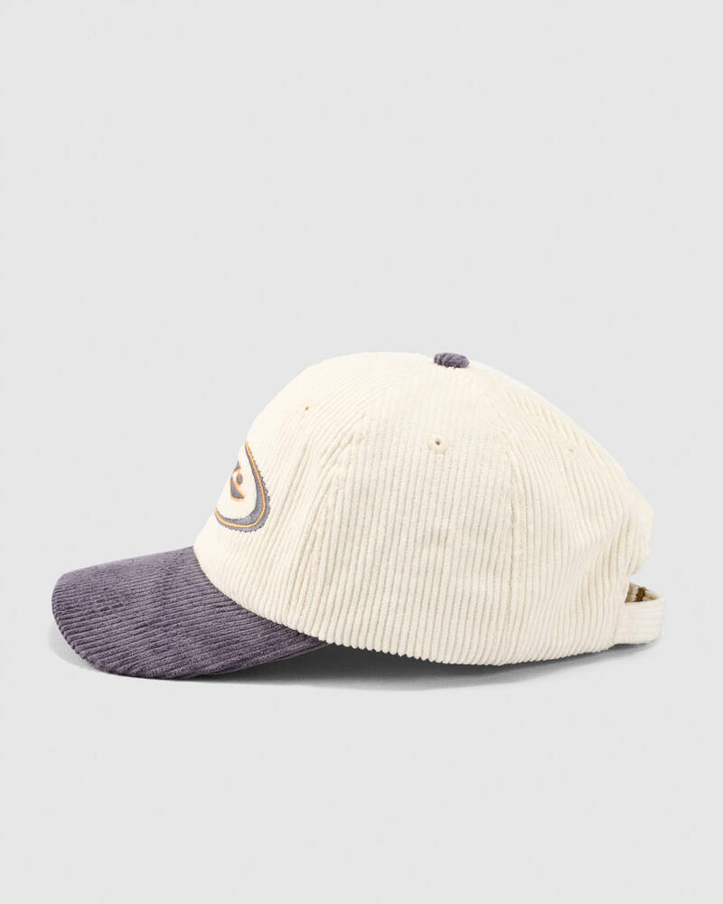 RUSTY Orbit Cord Six Panel Cap - Coal - Image 3