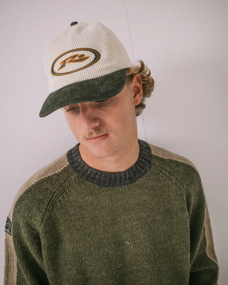 RUSTY Orbit Cord Six Panel Cap - Shadow Army - Image 2
