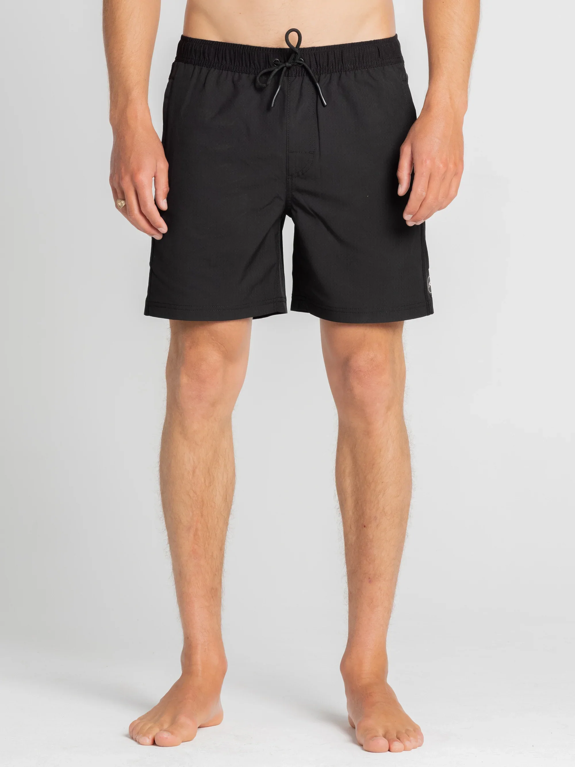Rusty Our Kind Elastic Boardshort - Black Stealth - Image 2