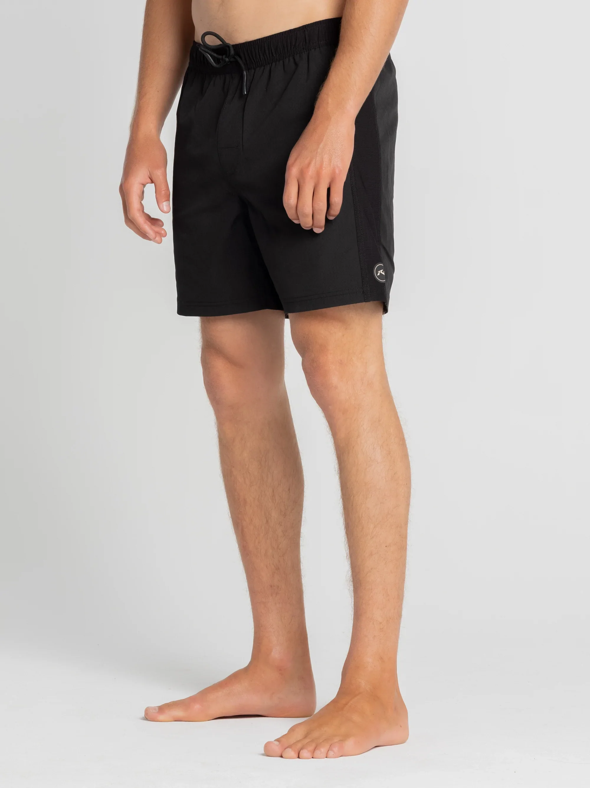 Rusty Our Kind Elastic Boardshort - Black Stealth - Image 4
