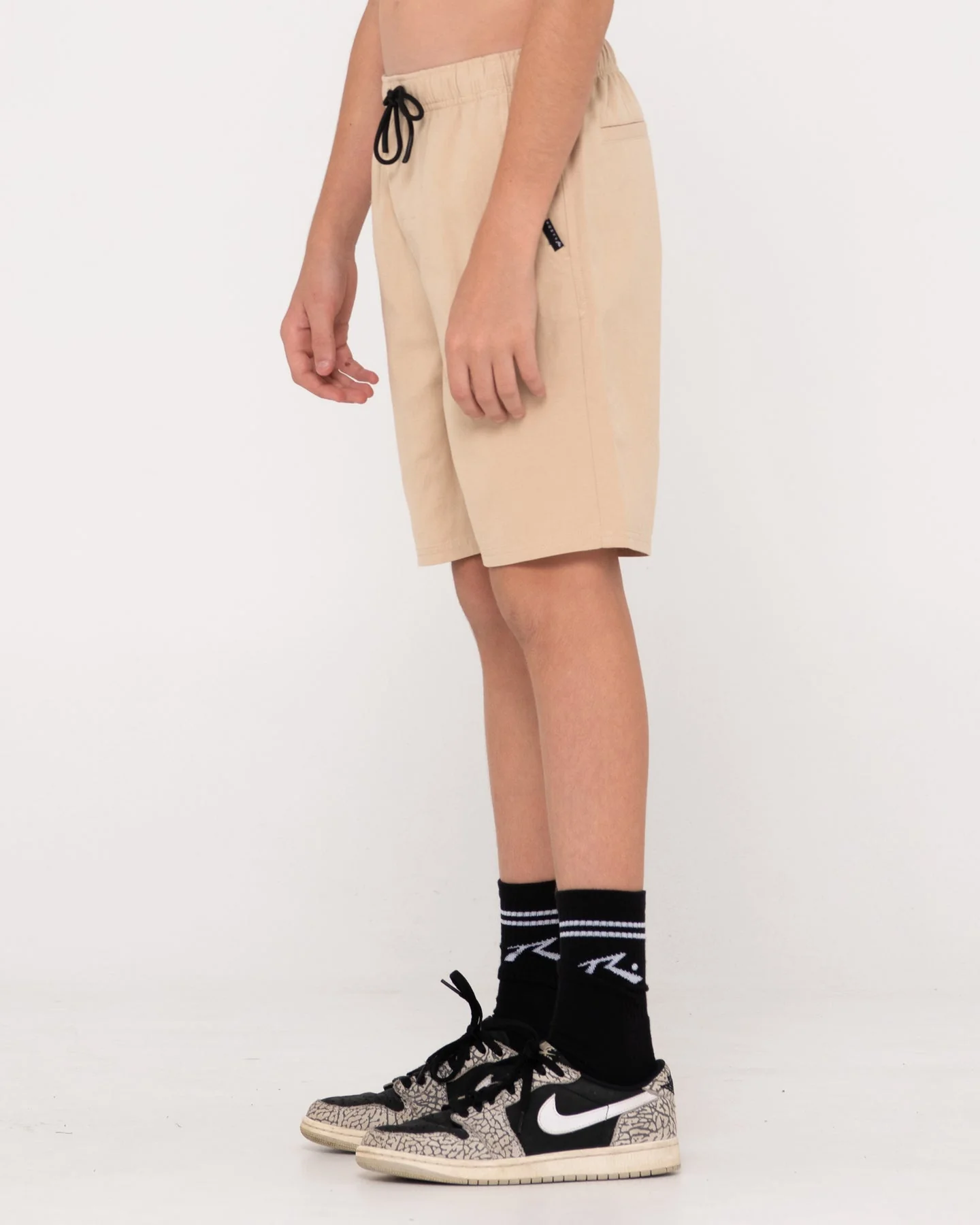 Rusty Overtone Linen Elastic Short - Light Fennel - Image 3