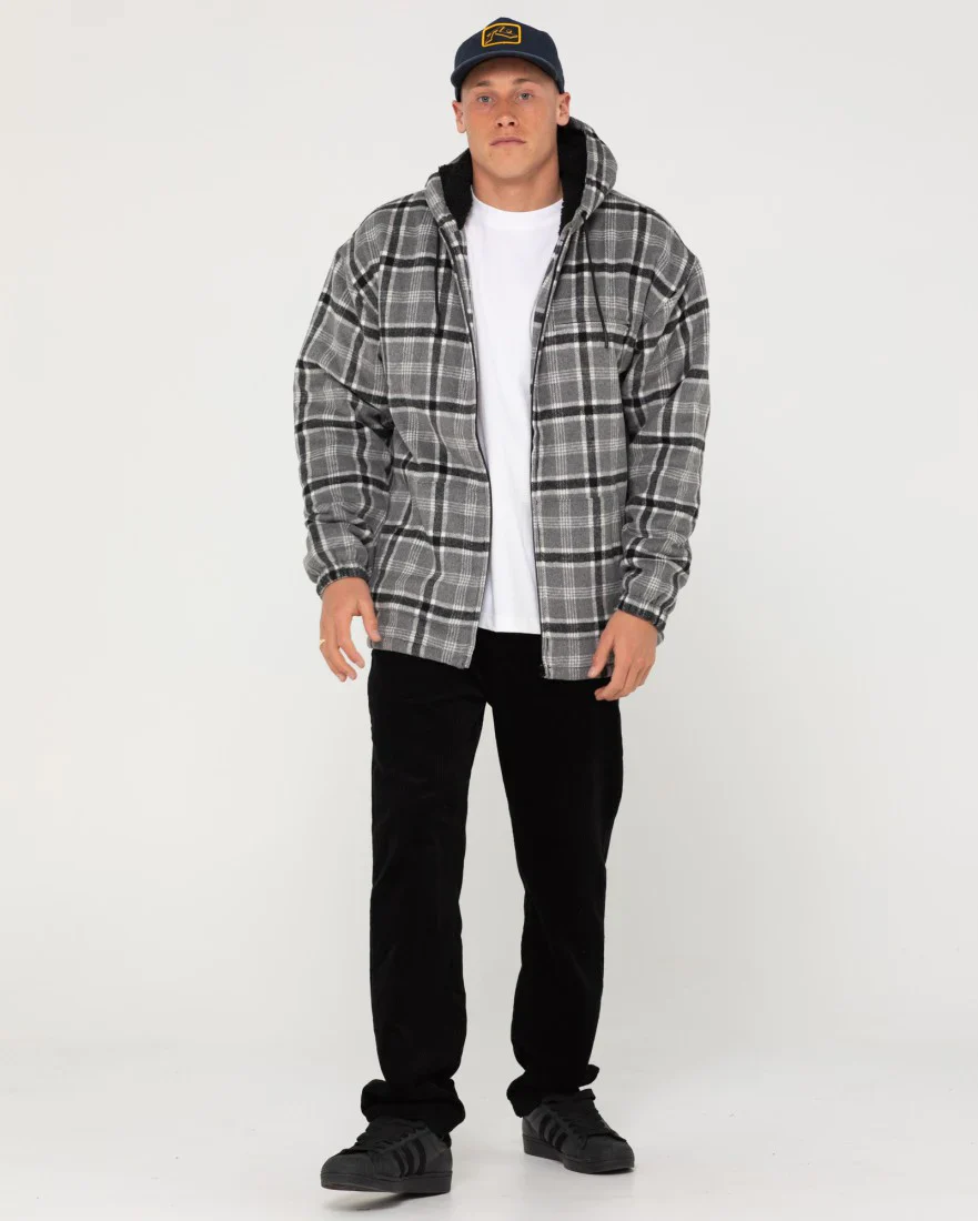 RUSTY Play Time Sherpa Comfy - Frost Grey