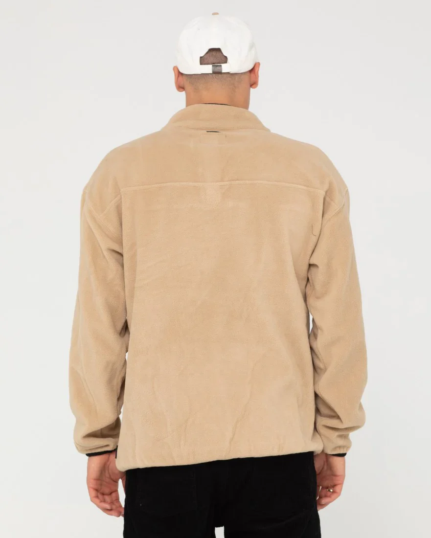 RUSTY Polarized 1/4 Zip Polar Fleece - Light Fennel - Image 6