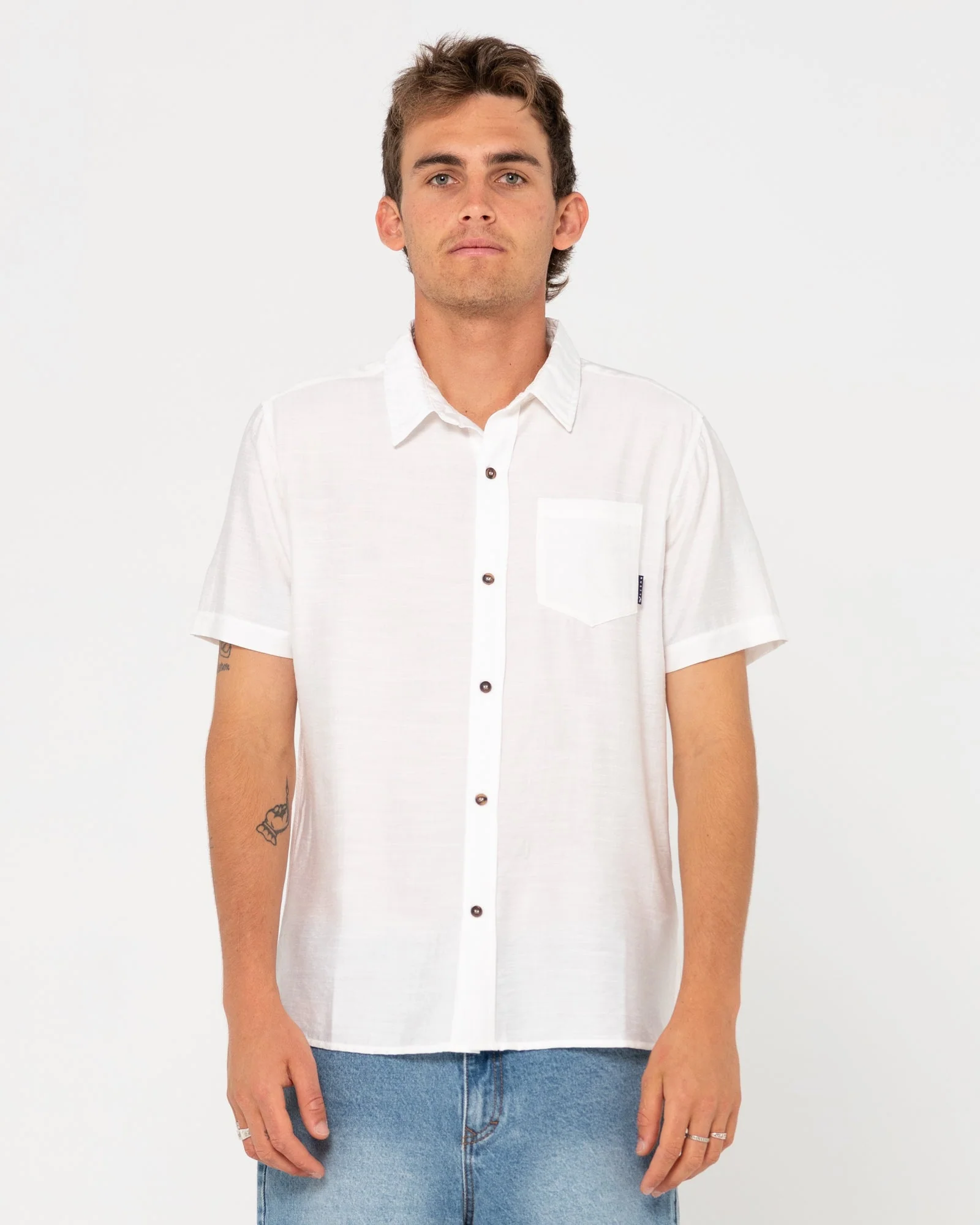 RUSTY Razor Blade 2.0 Short Sleeve Shirt
