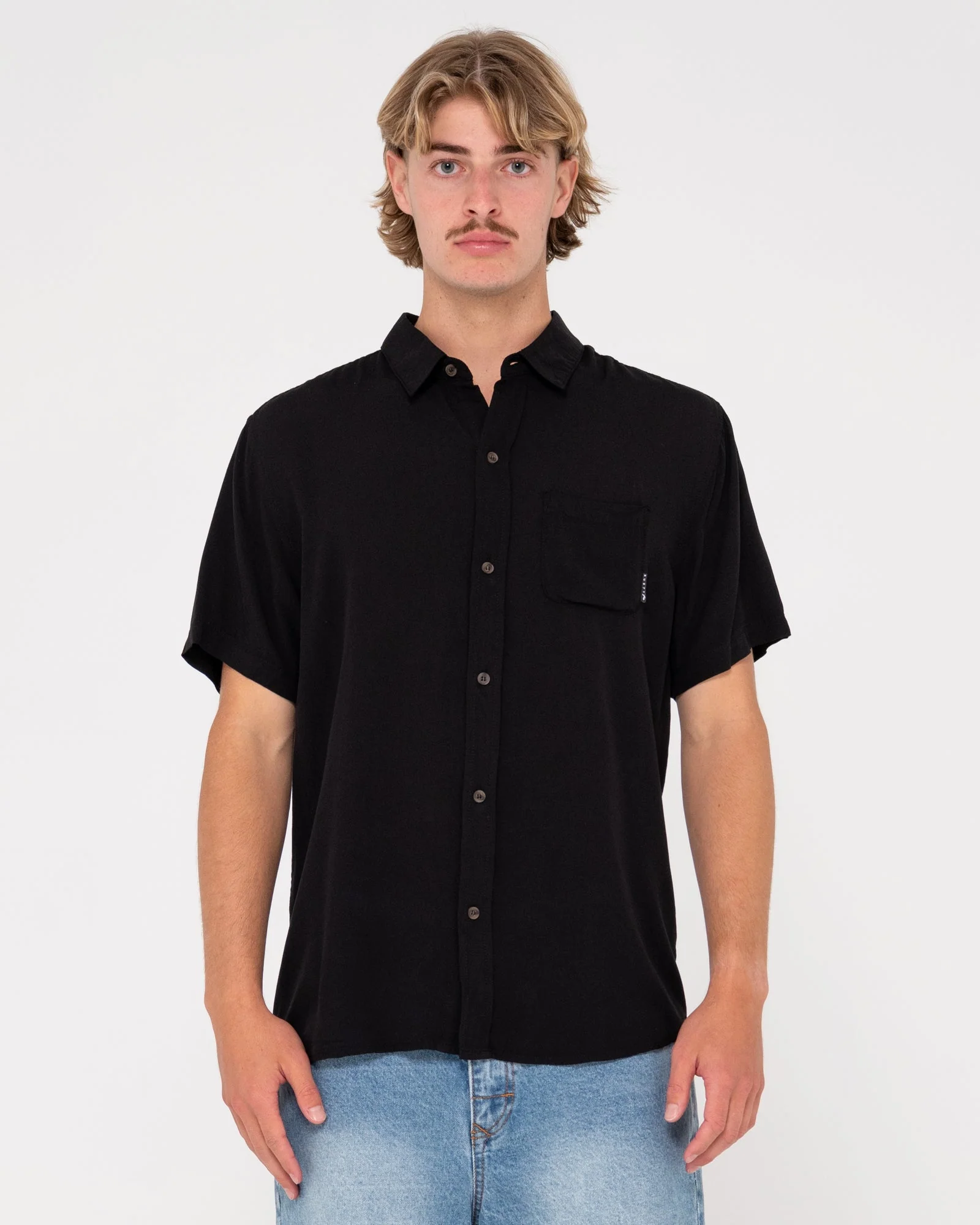 RUSTY Razor Blade 2.0 Short Sleeve Shirt - Image 2