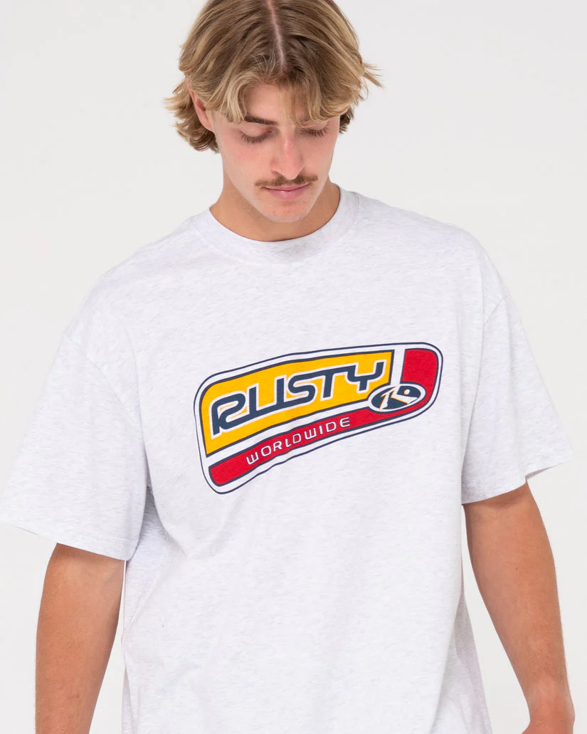RUSTY Road House Tee - Ecru Marle - Image 4